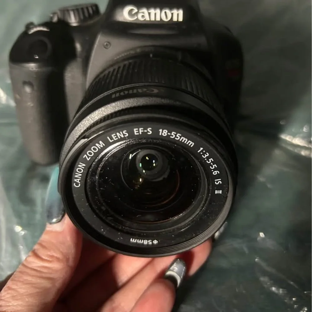 Canon EOS Black DSLR with 18-55mm Lens